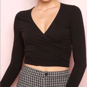 Brandy Melville Rae Top Black